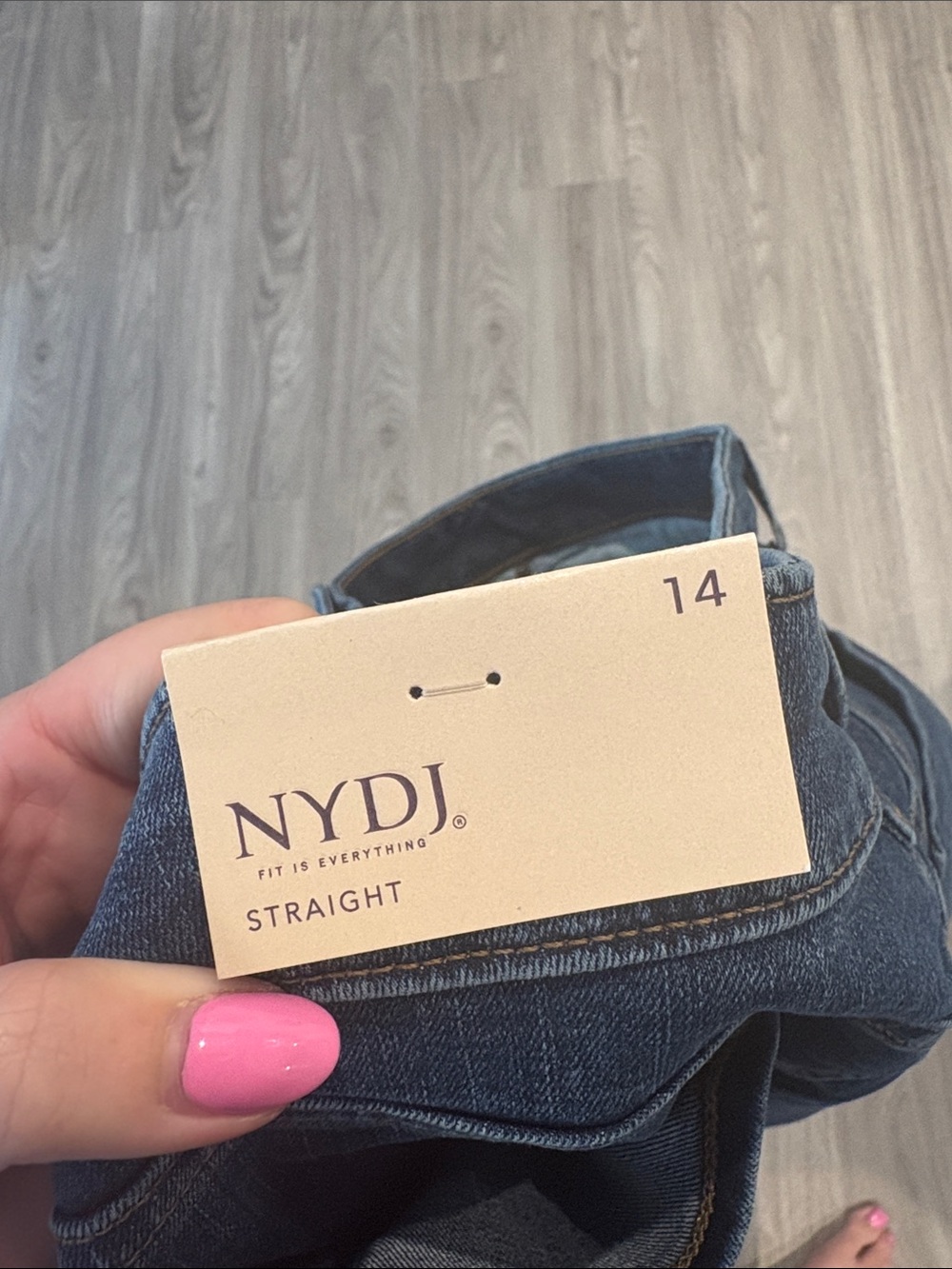 NWT NYDJ Marilyn Straight Jeans - Picture 4 of 4
